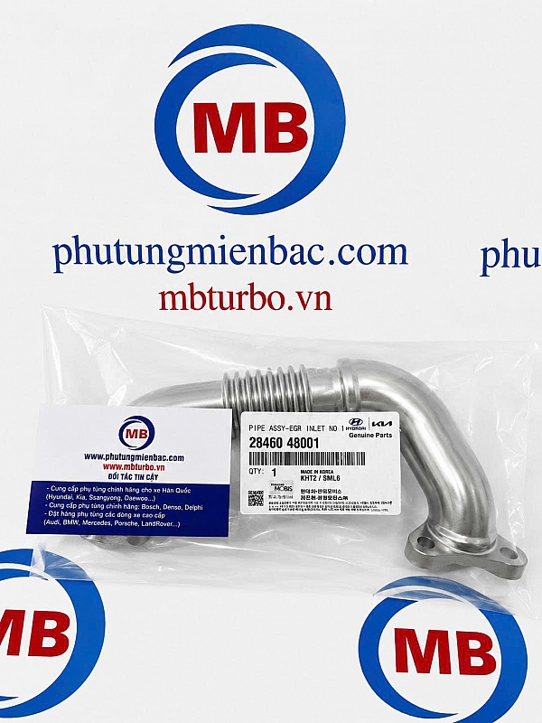 2846048001 Ống EGR số 1 Hyundai County,Mighty