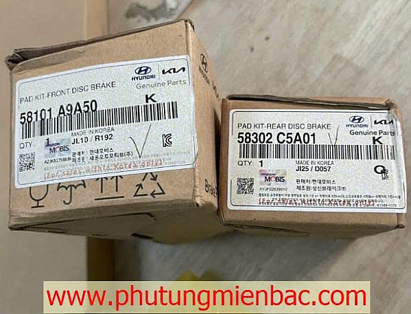 58101A9A50 Má phanh trước Carnival